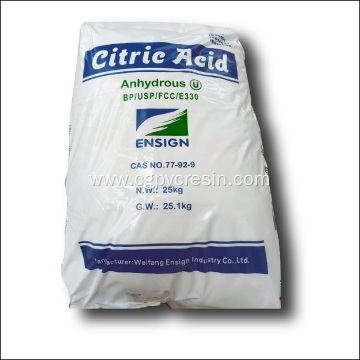 Citric Acid Monohydrate BP98/E330/FCC